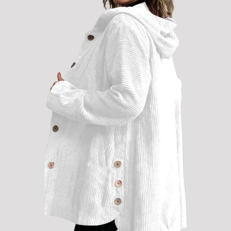 Casual fluwelen hoodie