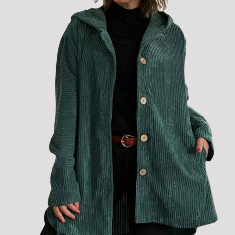 Casual fluwelen hoodie