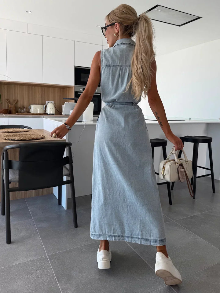 Maxi Denim Jurk