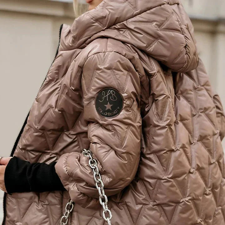 Trendy puffer jas