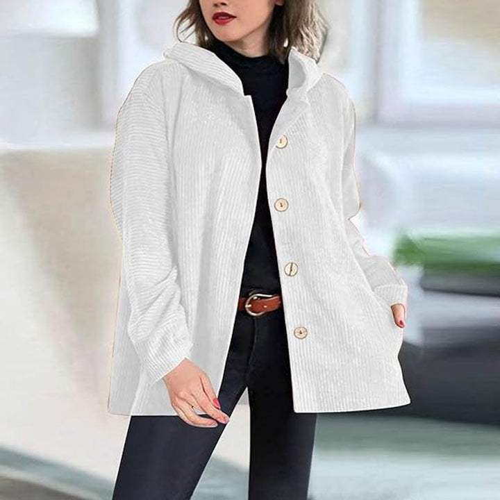 Casual fluwelen hoodie