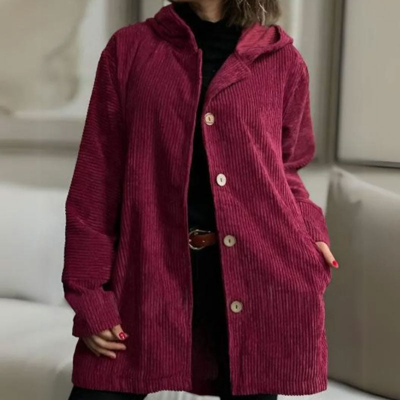 Casual fluwelen hoodie