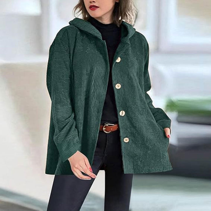 Casual fluwelen hoodie