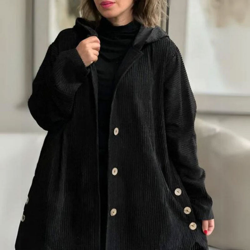 Casual fluwelen hoodie