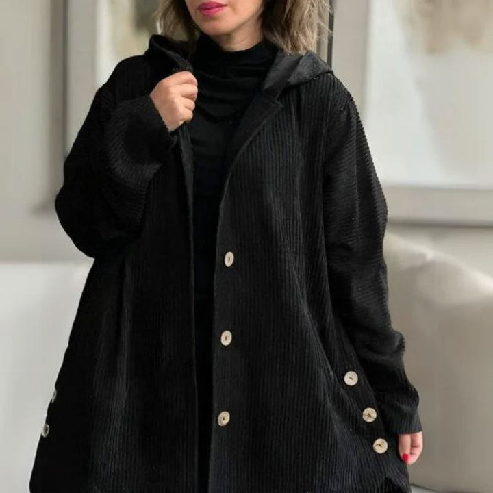Casual fluwelen hoodie