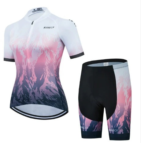 BORA dames fietsset: ademende maillot en culotte