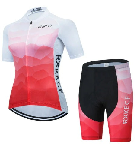 BORA dames fietsset: ademende maillot en culotte