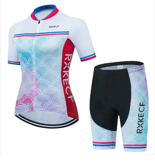 BORA dames fietsset: ademende maillot en culotte
