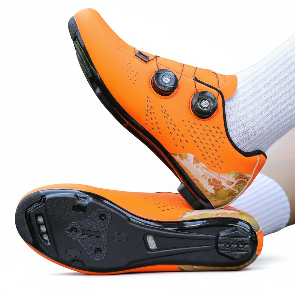 Wielerschoenen voor op de weg en antislipzool | Zool voor klikpedalen