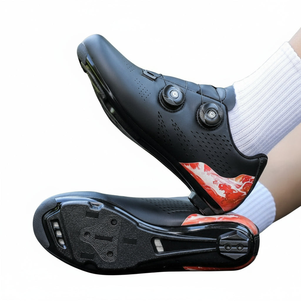Wielerschoenen voor op de weg en antislipzool | Zool voor klikpedalen