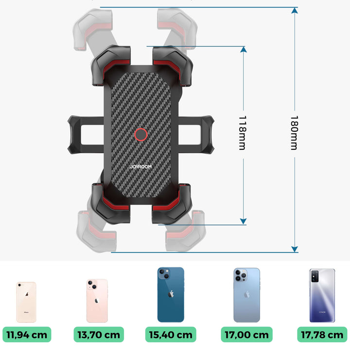 360° telefoonhouder SmartBike | Compatibel met alle smartphones