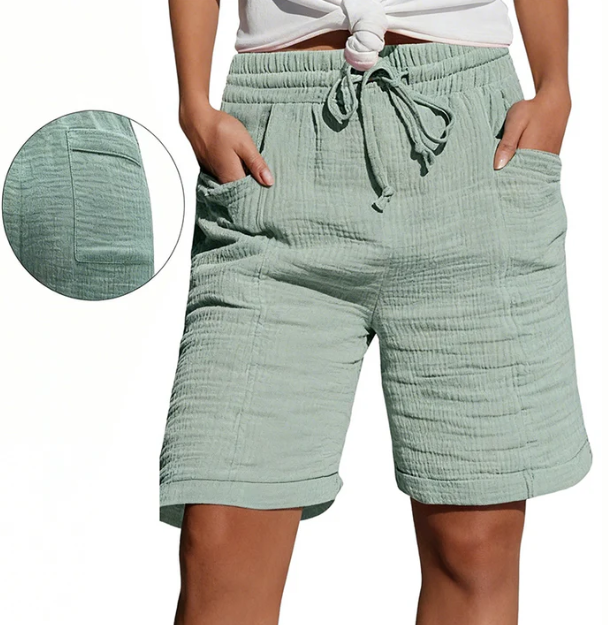 Bregt | Comfortabele Bermuda Short met Elastische Taille