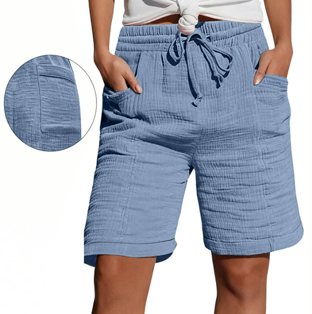 Bregt | Comfortabele Bermuda Short met Elastische Taille