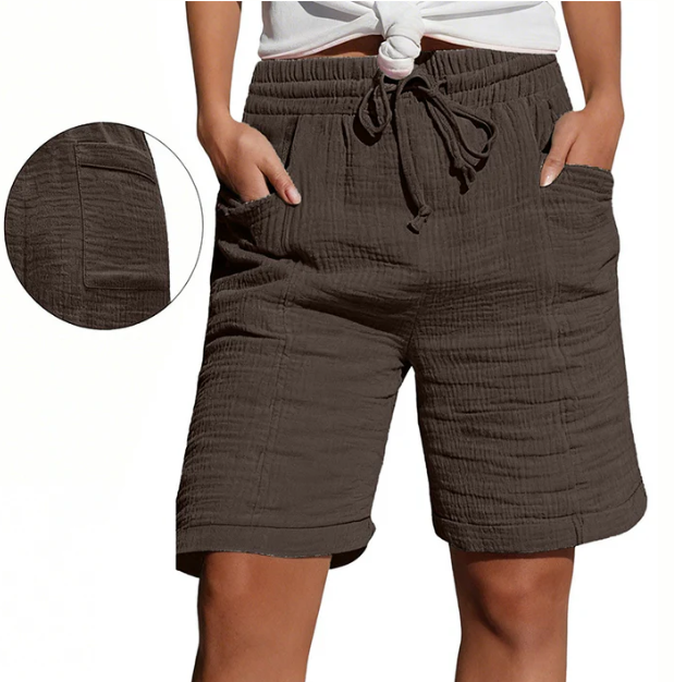 Bregt | Comfortabele Bermuda Short met Elastische Taille