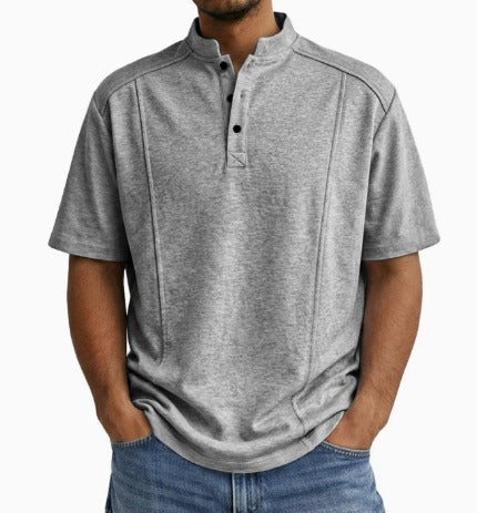 Tijdloos Mannen Shirt Met Knopen