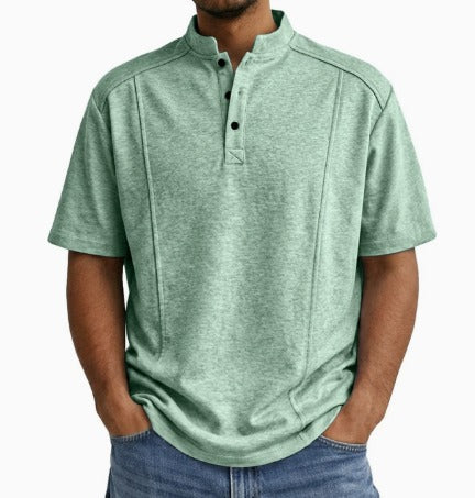 Tijdloos Mannen Shirt Met Knopen