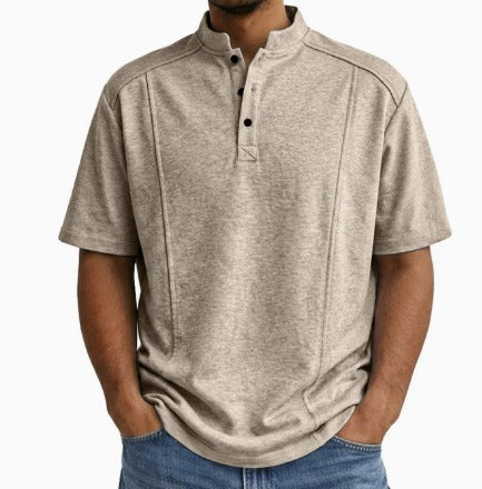 Tijdloos Mannen Shirt Met Knopen