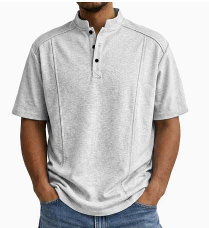 Tijdloos Mannen Shirt Met Knopen
