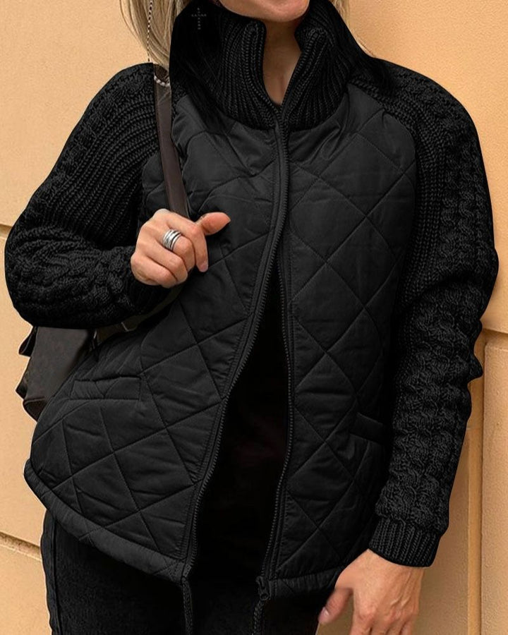 Gebreide Fleece Jas