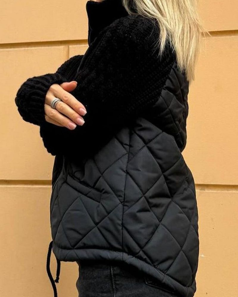 Gebreide Fleece Jas