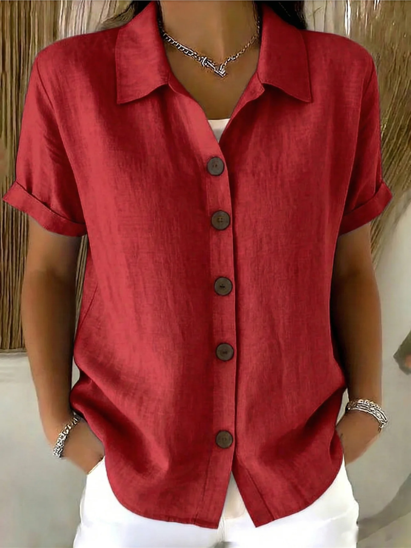 Blouse met knoopsluiting