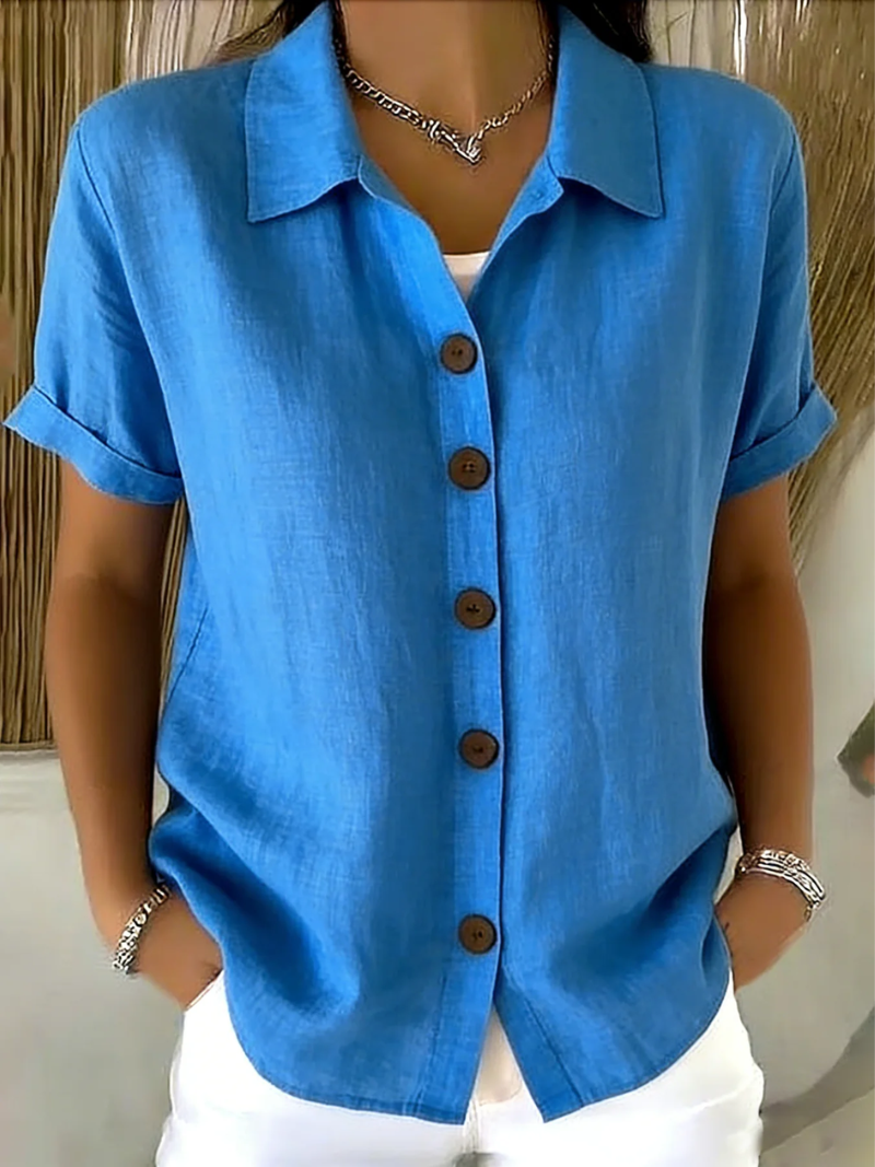 Blouse met knoopsluiting