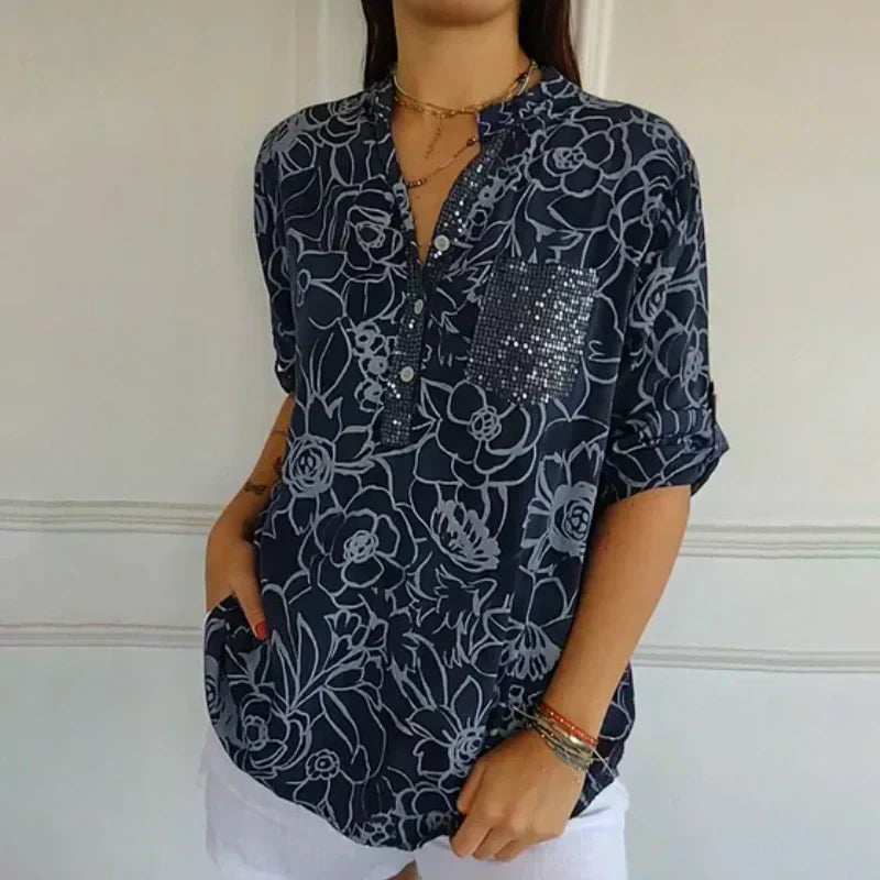 Bloemenprint Blouse