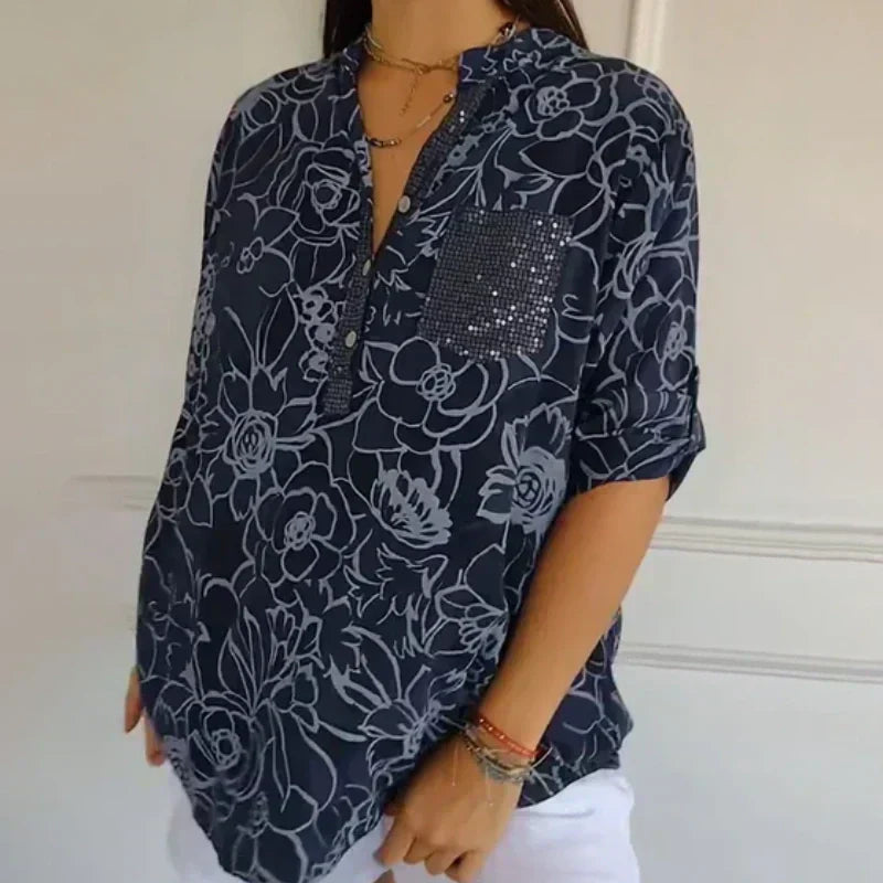Bloemenprint Blouse