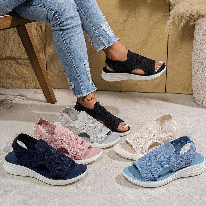 Anne Sandalen van ademend materiaal