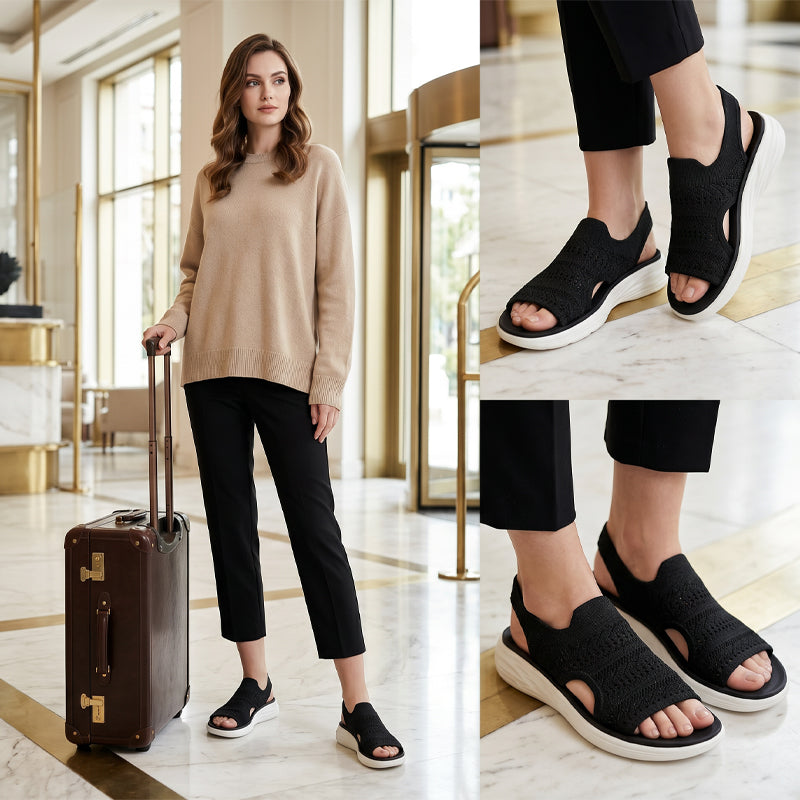Anne Sandalen van ademend materiaal