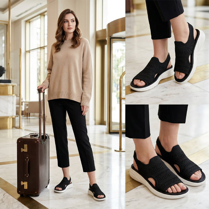 Anne Sandalen van ademend materiaal