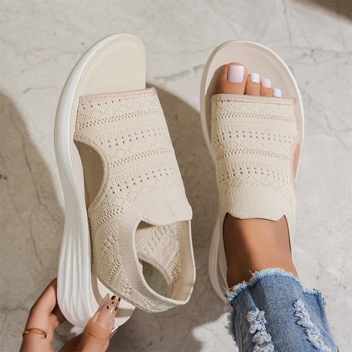 Anne Sandalen van ademend materiaal