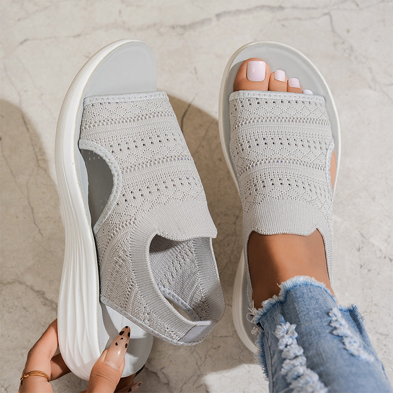 Anne Sandalen van ademend materiaal