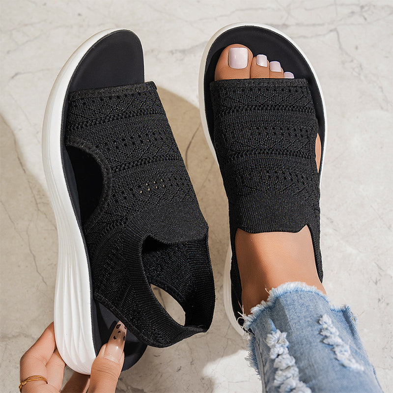 Anne Sandalen van ademend materiaal