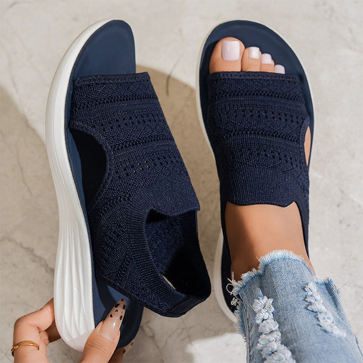 Anne Sandalen van ademend materiaal
