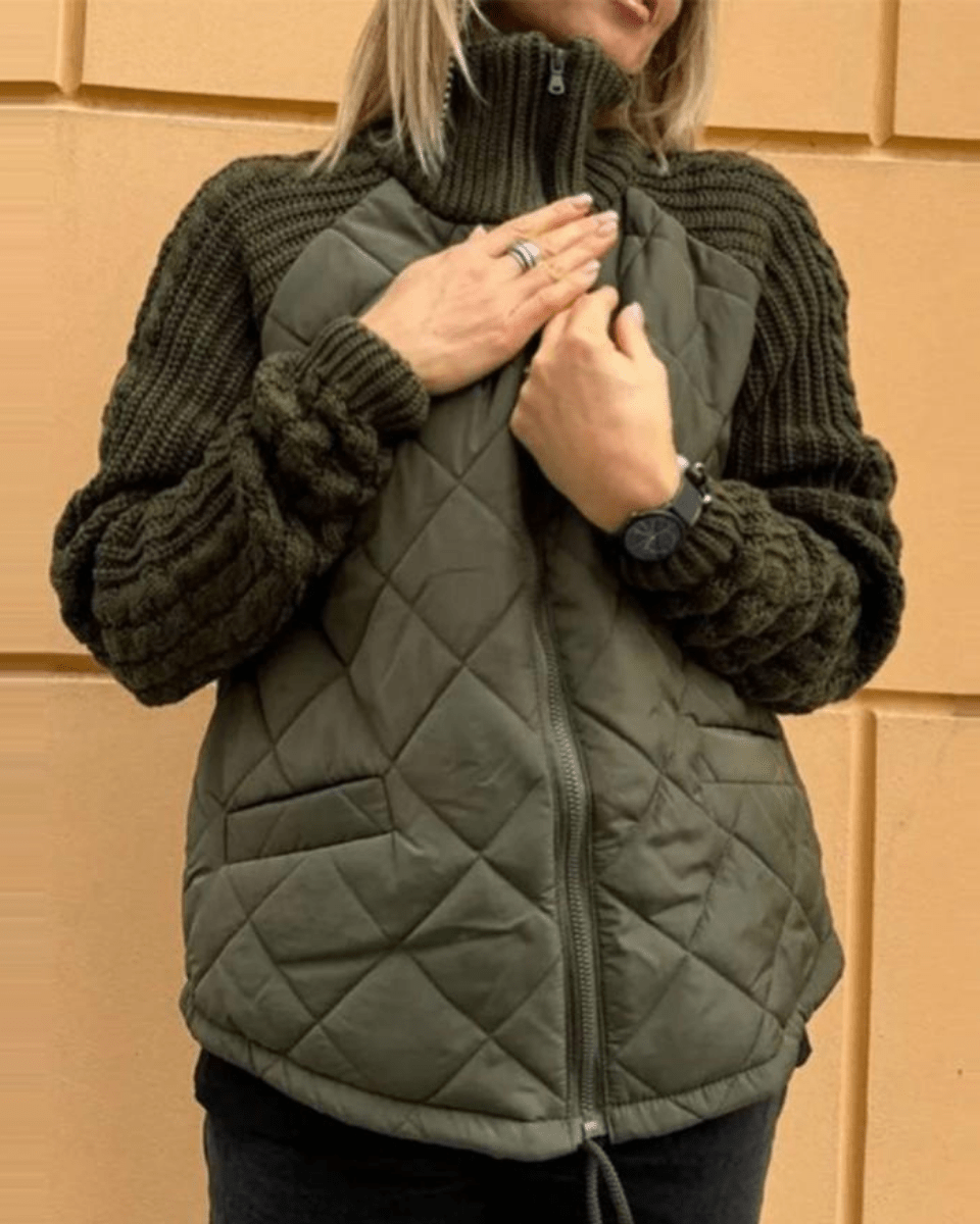 Gebreide Fleece Jas